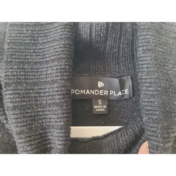 Tuckernuck Pomander Place Womens Black Metallic Noir Vivianne Dress Small - Picture 9 of 12